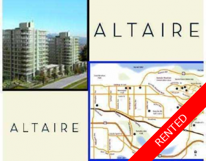 Simon Fraser University Condo for rent: Altaire 2 bedroom 1,100 sq.ft.