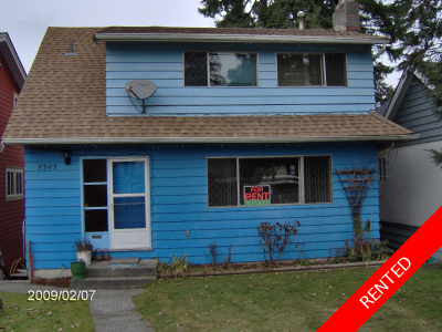 Burnaby 1/2 Duplex for rent: 3 bedroom 1400 sqft (Listed 2009-03-01)