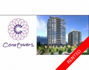 Lougheed Mall Condo for rent: Cora 2 + Den 1000 sqft