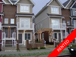 Port Coquitlam Townhouse for rent: 2 bedroom Stainless Steel Appliances, Granite Countertop, Plush Carpet 1,200 sq.ft. (Listed 2008-01-07)